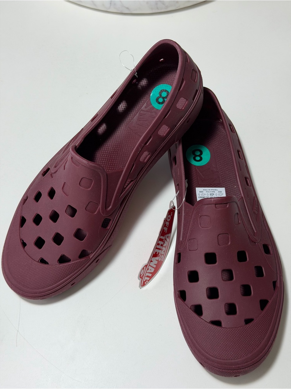NWT Vans Slip-On TRK, all-rubber, water-friendly outdoor to be Hybrid W 9.5/ M 8 - Picture 3 of 8